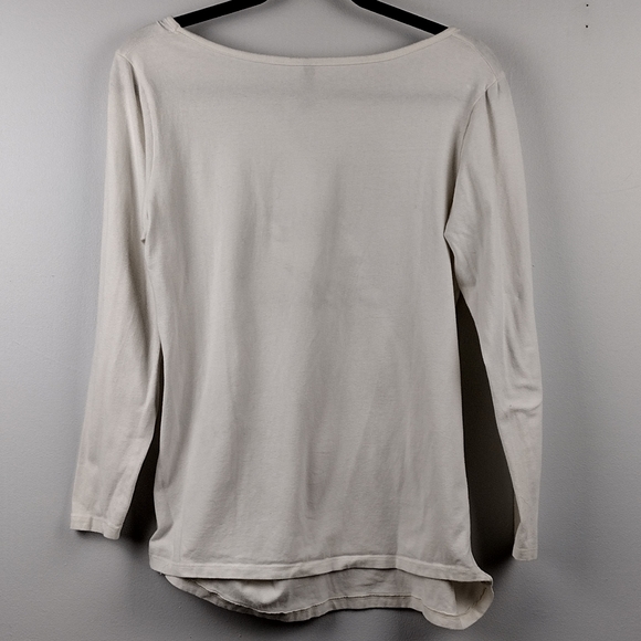 Santa Baby Ruched Long Sleeve Tee - Picture 3 of 7